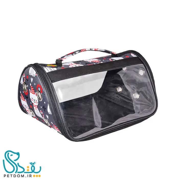 کیف حمل سگ و گربه مدل طلق دار Wolf