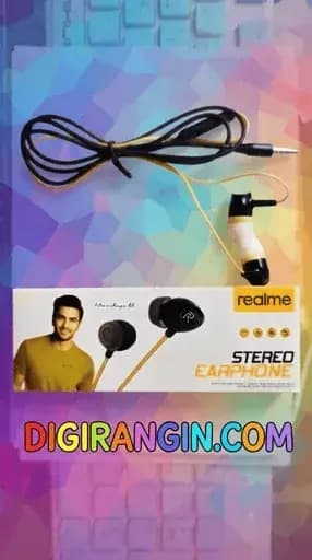 هندزفری سیمی ریلمی مدل Realme R60 با جک ۳.۵ میلی‌متری (صدای استریو)