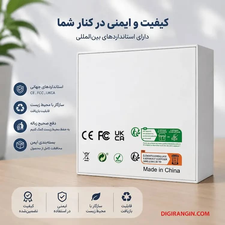 ایرپاد ANC/ENC درجه یک با نمایشگر لمسی | خرید آنلاین — تصویر ۳