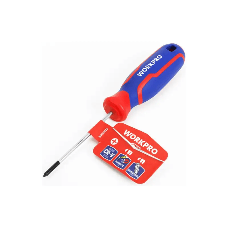 پیچ گوشتی چهارسو سایز 6.5X38 میلیمتر ورک پرو مدل WP221034 — تصویر ۳
