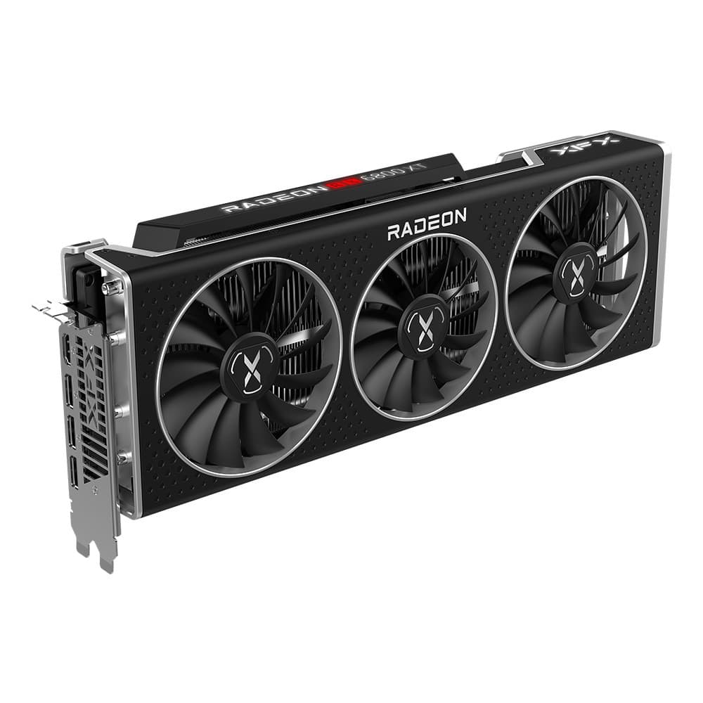 کارت گرافیک ایکس اف ایکس مدل Speedster QICK 319 AMD Radeon RX 6800XT BLACK Gaming حافظه 16 گیگابایت — تصویر ۲