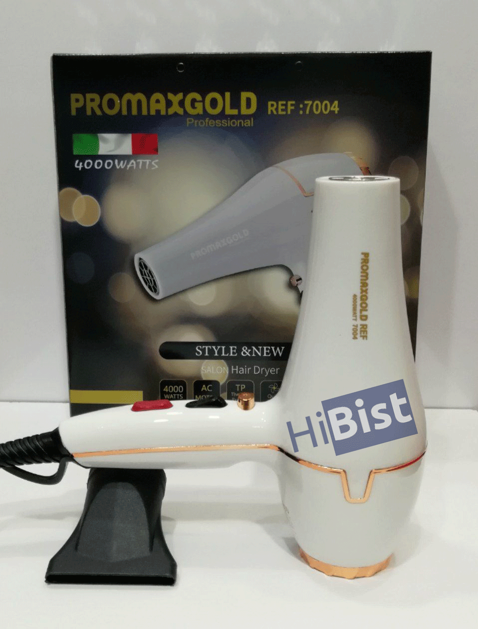 سشوار حرفه ای و اورجینال PROMAXGOLD مدل REF-7004