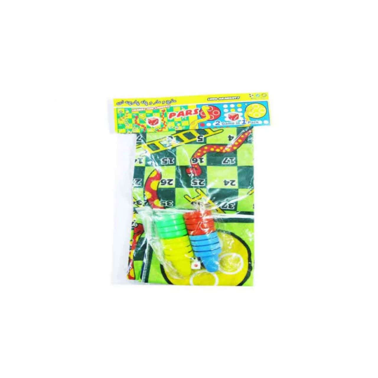 اسباب بازی منچ و مارپله پارچه ای پارس — تصویر ۳