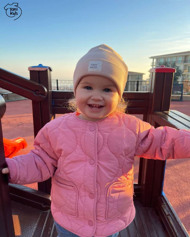 کاپشن صورتی ZARA ترک🎀🎗 — تصویر ۶