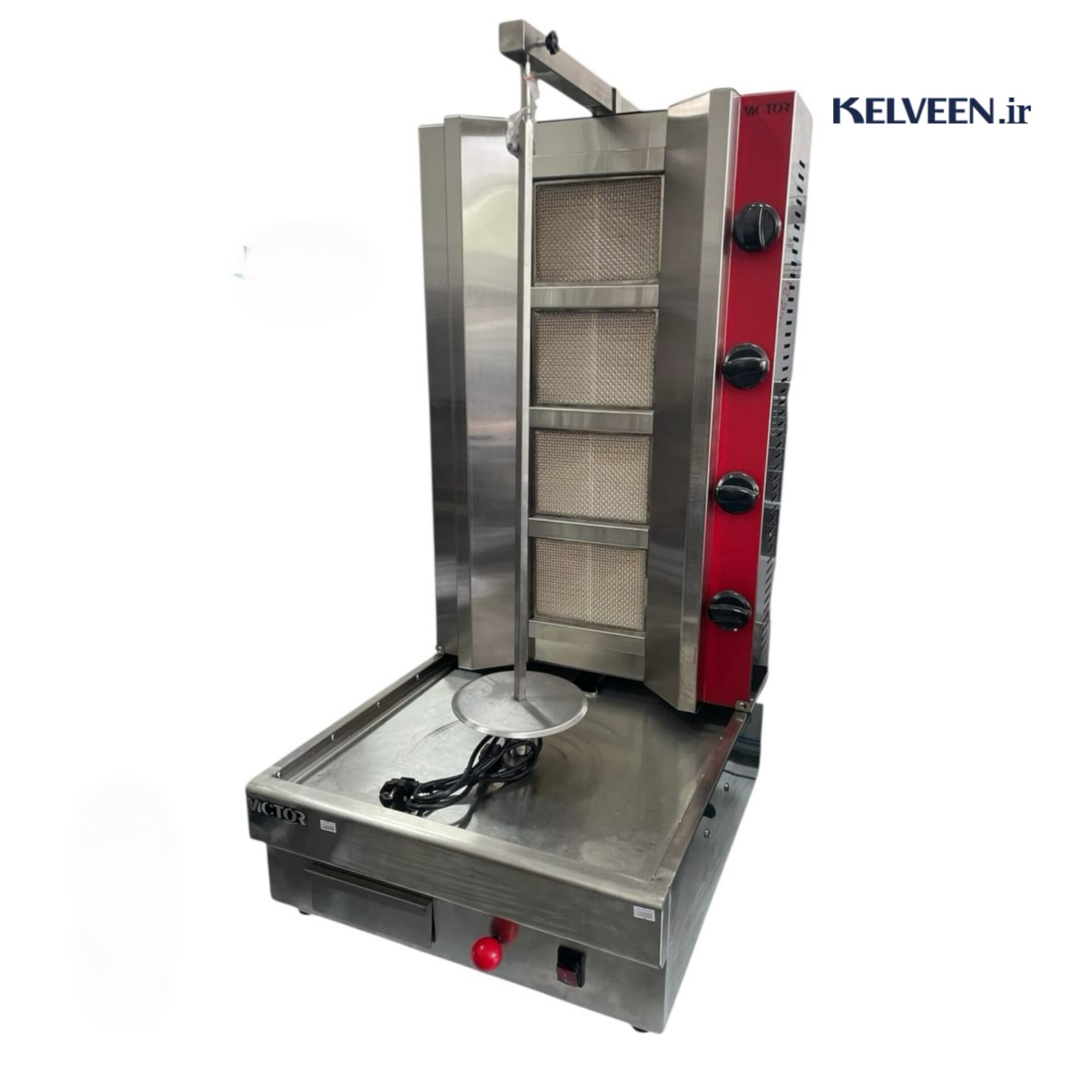 دستگاه کباب ترکی 4 شعله رومیزی ویکتور