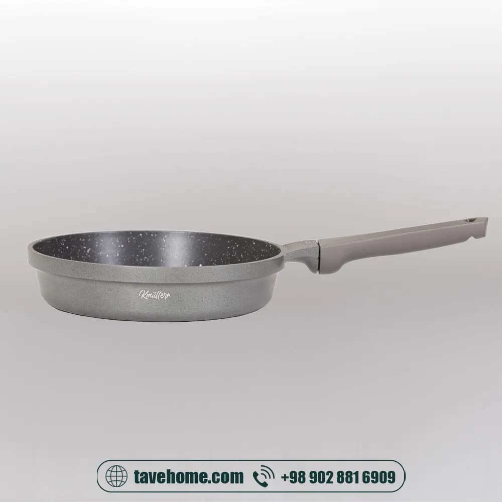 تابه تک دسته سایز 24 مدل ایتالیا <span> Kmullerr ITALY Single handle pan (14170001)</span> — تصویر ۲