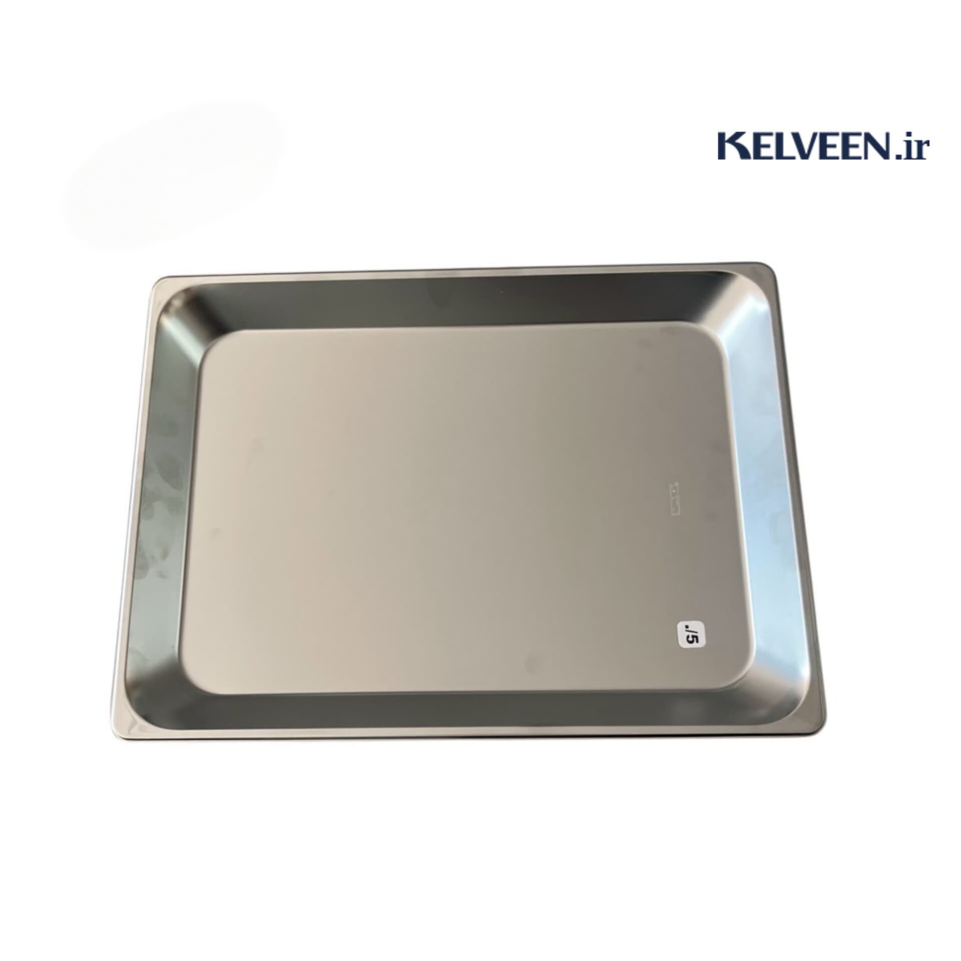 سینی ساندویچی استیل 31×44 ضخامت 0/5 | سینی صنعتی استیل