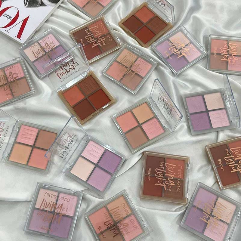 پالت رژگونه پاستیلی چهار رنگ میس لارا کد MS – 88B — تصویر ۳