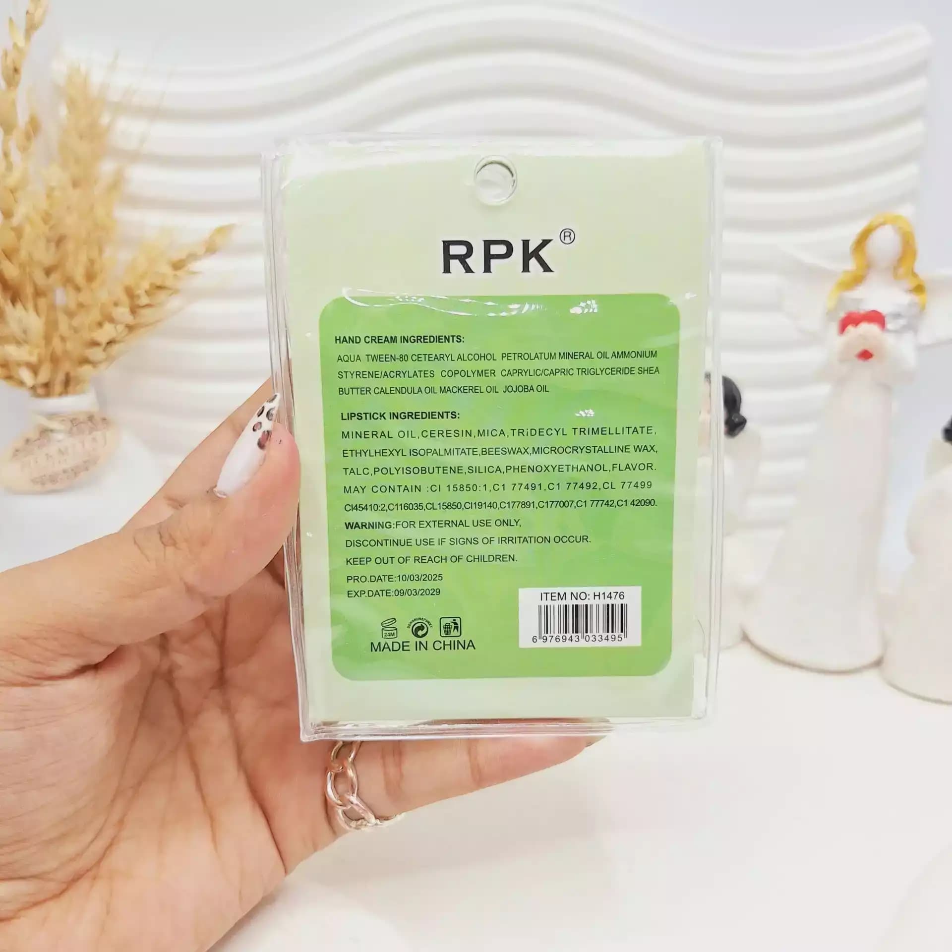 ست کرم دست و بالم لب RPK مدل آلوئه ورا — تصویر ۳