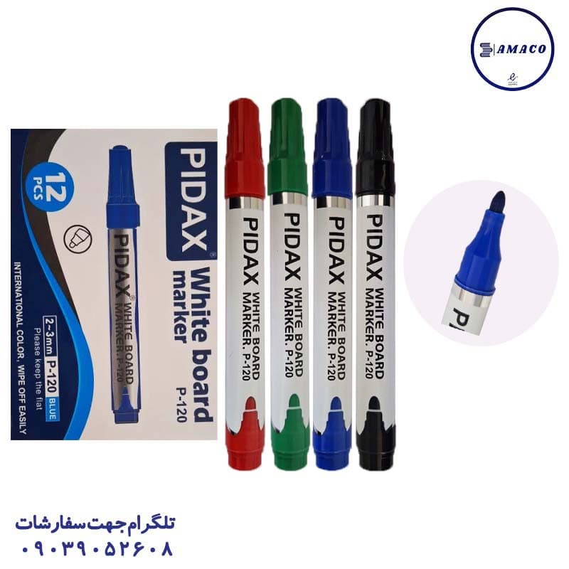 ماژیک معمولی پیداکس P190؛ جوهر الکلی و نوک گرد باکیفیت