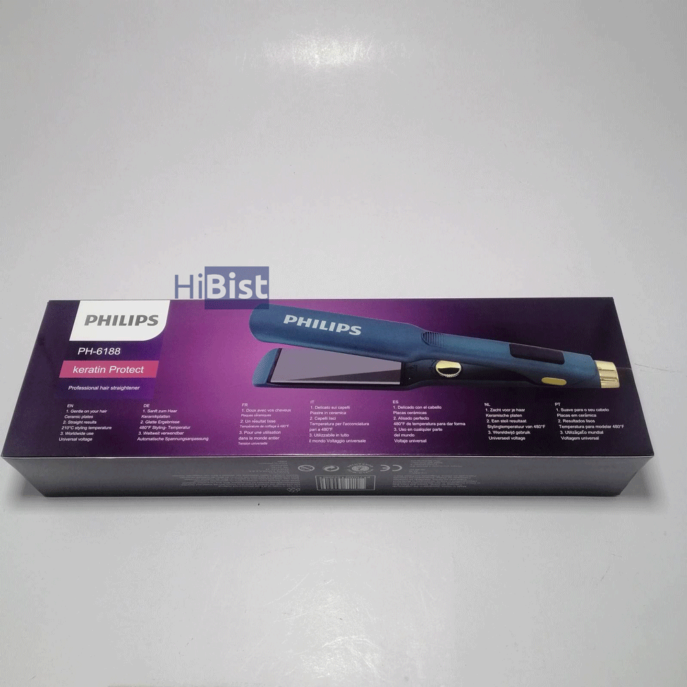 اتو مو کراتینه فیلیپس حرفه ای لاکچری مدل PH-6188 — تصویر ۶
