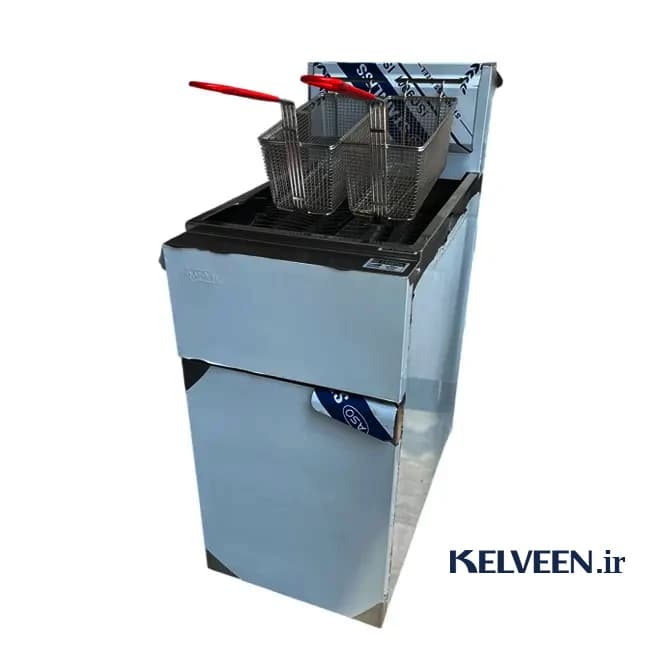 سرخ کن صنعتی گازی مبله KGS