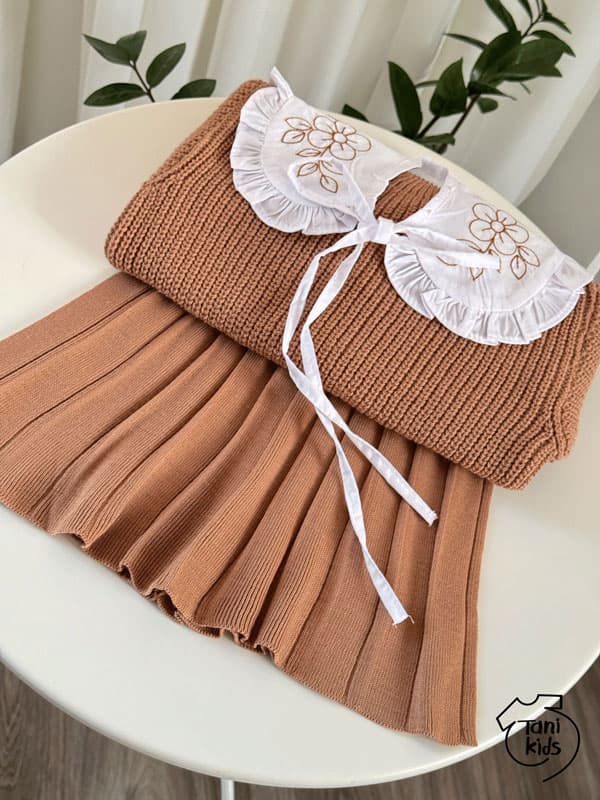 بلوز دامن بافت ترک👚👒 — تصویر ۳