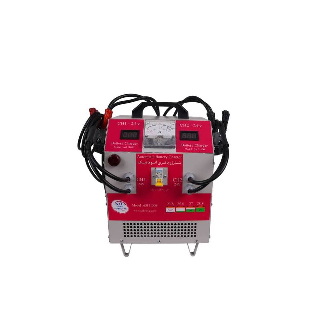 شارژر باتری صنعتی 24 ولت اتوماتیک اصل ترونیک مدل ASL11000