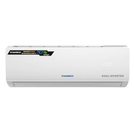 SPLIT NASCO 1.5 CV – R410-INVERTER – FACADE BLANCHE – NASHRN1-12