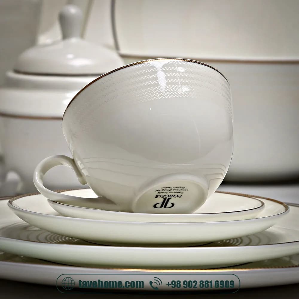 سرویس چینی 134 پارچه پُرسل کد 1401163 <span>PORCELLE (11100036)</span> — تصویر ۴