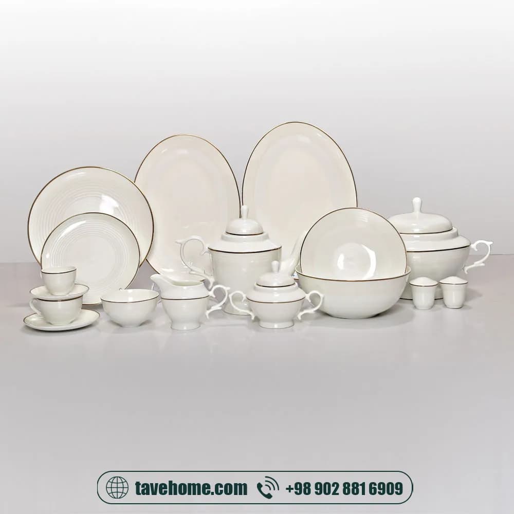 سرویس چینی 134 پارچه پُرسل کد 1401163 <span>PORCELLE (11100036)</span>