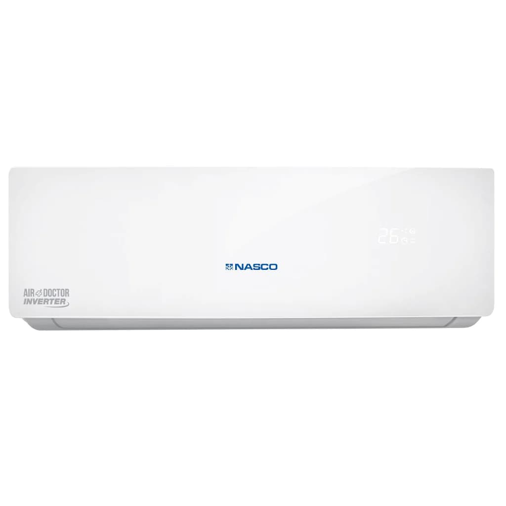 SPLIT NASCO 2CV – R410-INVERTER – VIRUS DOCTOR – FACADE BLANCHE – 220-240V – NAS-DOC-V-18V1