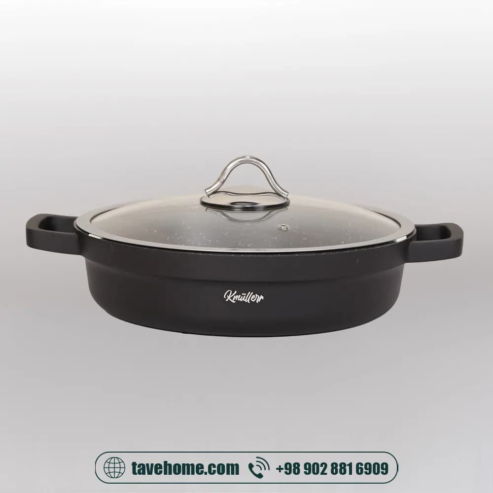 تابه دو دسته سایز 32 کی مولر کلاسیک <span> Kmullerr Classic Two-handled pan (14190001)</span>