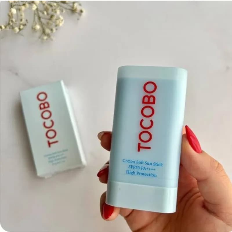 ضد آفتاب استیکی مات توکوبو TOCOBO مدل Cotton Airy SPF50+ — تصویر ۷