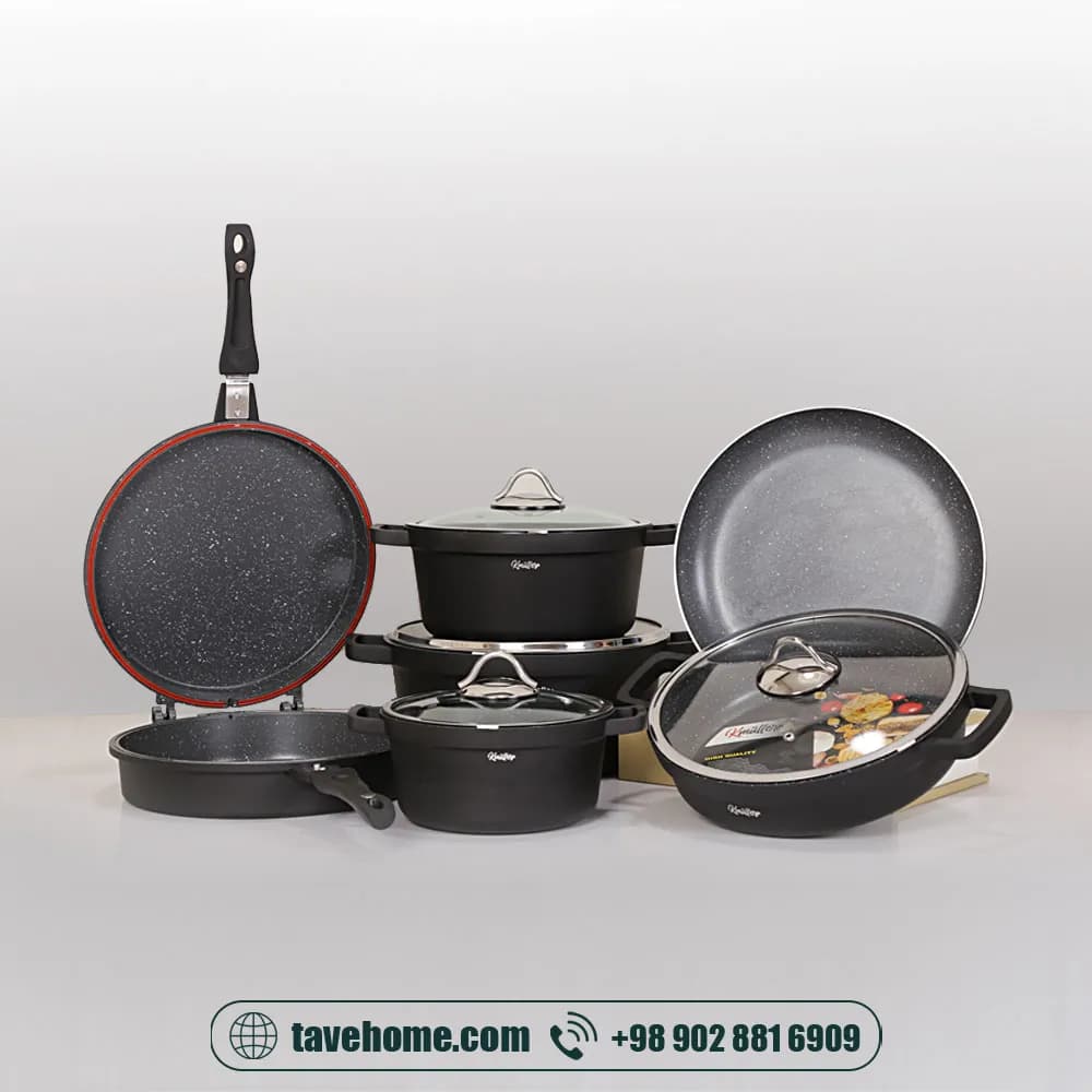 سرویس قابلمه 11 پارچه کی مولر مدل کلاسیک <span> Kmullerr Classic (14100006)</span>