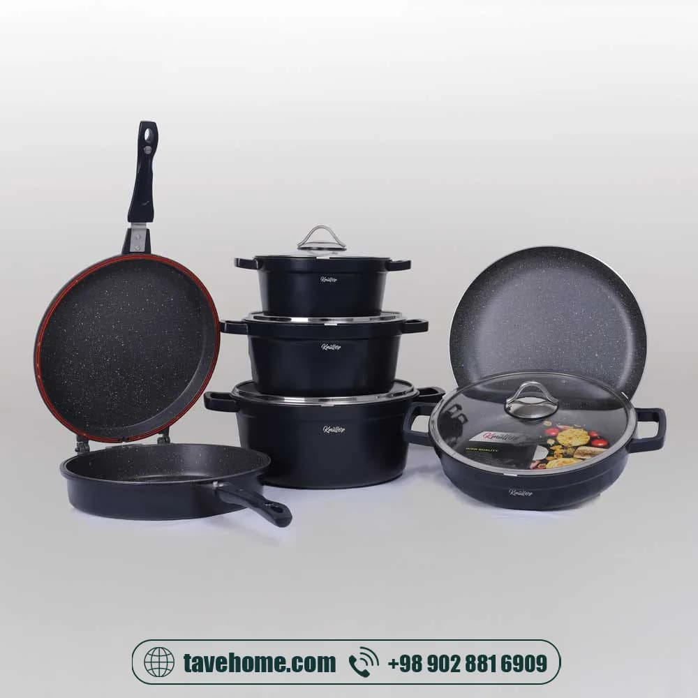 سرویس قابلمه 11 پارچه کی مولر مدل کلاسیک <span> Kmullerr Classic (14100006)</span> — تصویر ۳