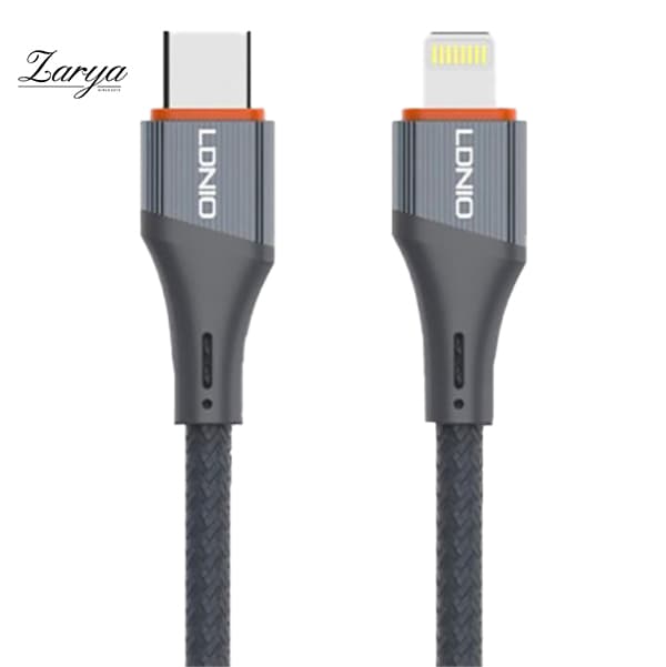 کابل شارژر آیفون تایپ C به لایتنینگ برند LDnio مدل LC631i PD