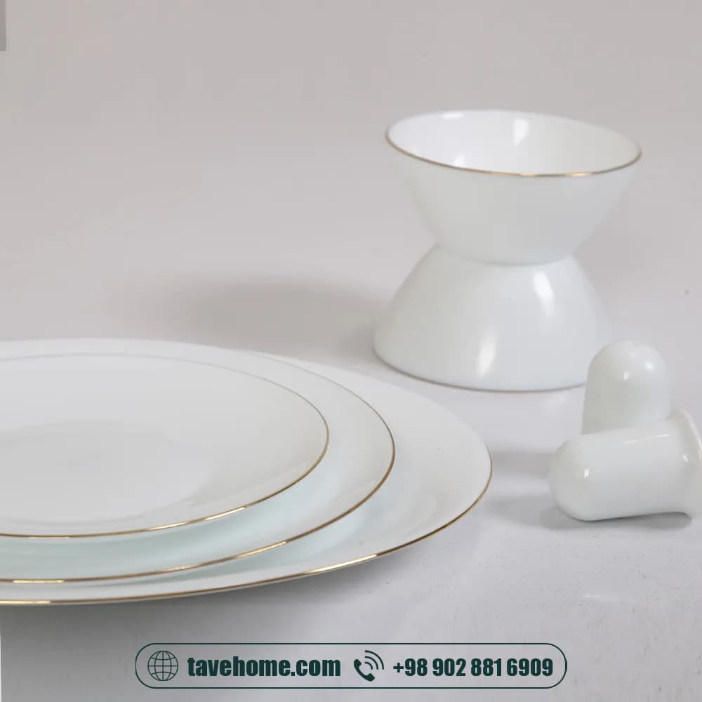 سرویس 28پارچه پارس اپال لب طلا <span>Pars Opal GOLD EDGE (12100003)</span> — تصویر ۵