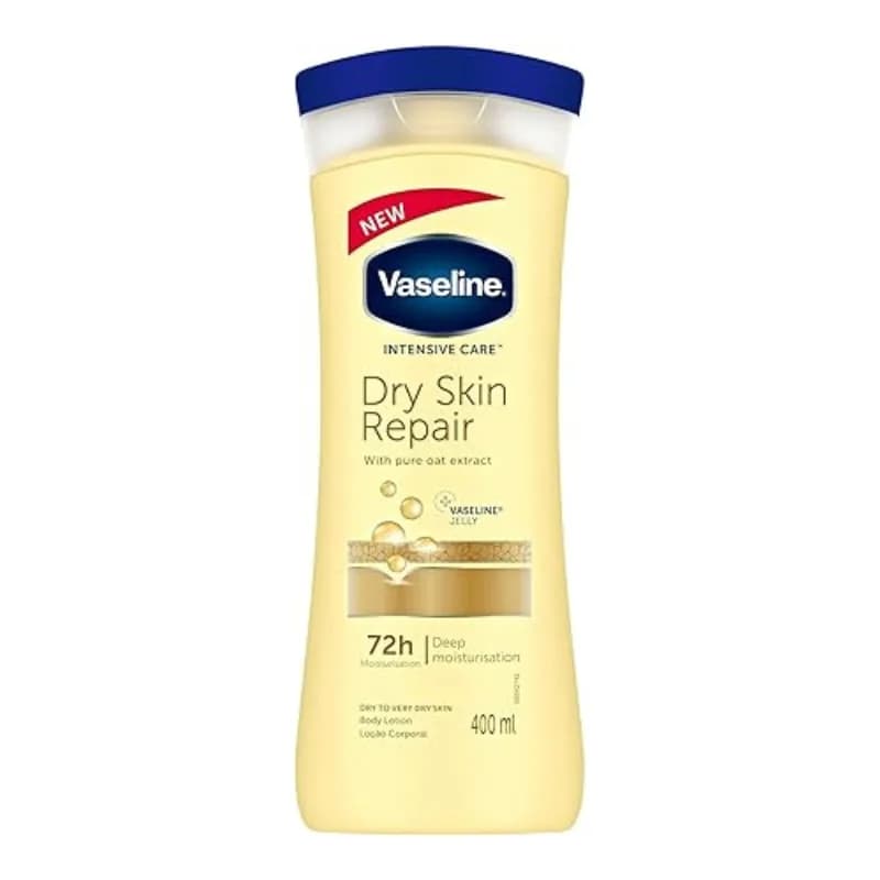 لوسیون بدن وازلین مدل Dry Skin Repair مناسب پوست خشک حجم 400 میلی لیتر