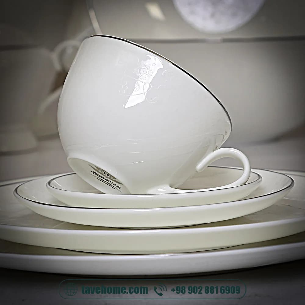 سرویس چینی141 پارچه بونانزا بانی پلاتین<span>BONANZA-BANI-Platinum code 5146 (11100021)</span> — تصویر ۳