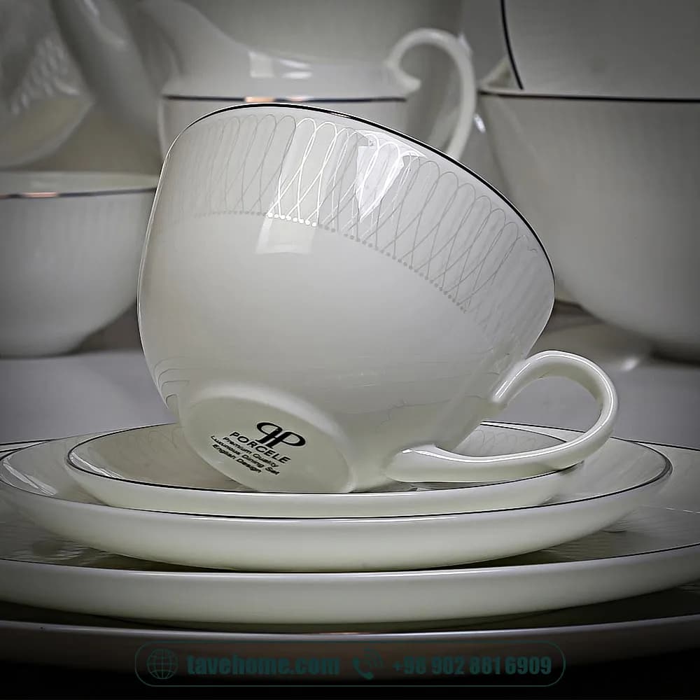 سرویس چینی 134 پارچه پُرسل کد 5166 <span>PORCELLE (11100024)</span> — تصویر ۴