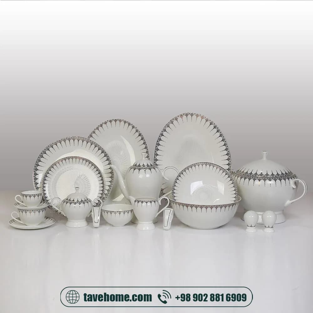 سرویس چینی 134 پارچه بونانزا بنل<span>BONANZA-BANEL code 5154 (11100022)</span>