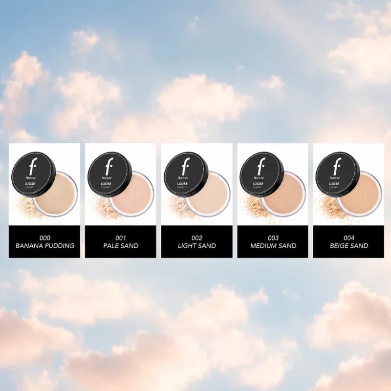 پودر فیکس فلورمار مدل Invisible Loose رنگ Light Sand — تصویر ۵