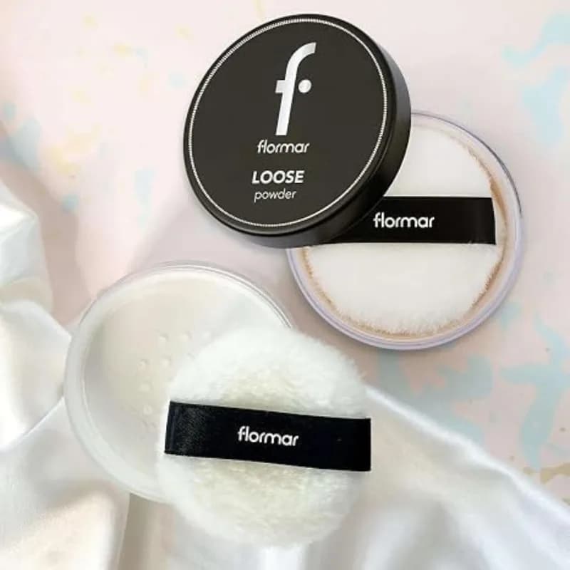 پودر فیکس فلورمار مدل Invisible Loose رنگ Light Sand — تصویر ۴