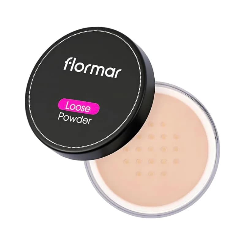 پودر فیکس فلورمار مدل Invisible Loose رنگ Pale Sand