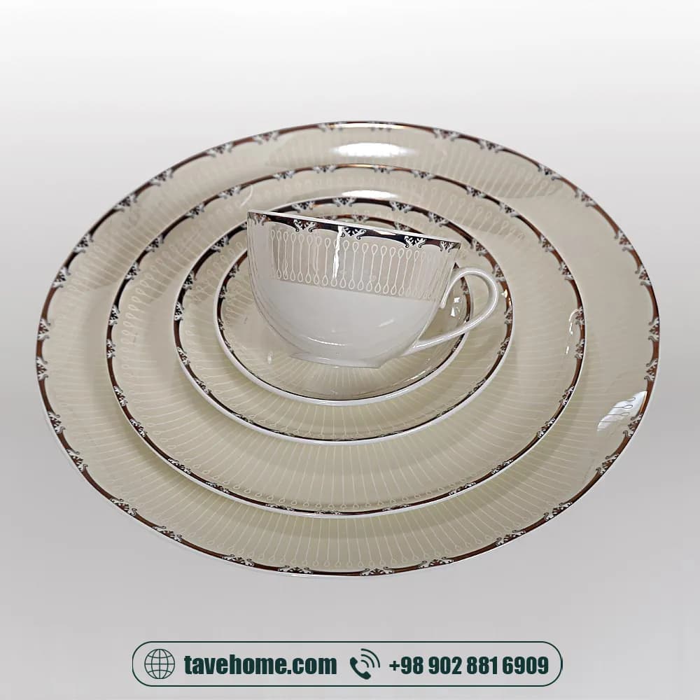 سرویس چینی 134 پارچه روسانو <span> ROSSANO Code 5178 (11100013)</span> — تصویر ۴