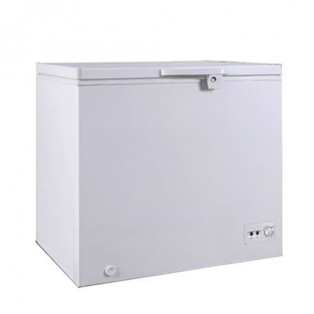 nasco congelateur horizontal knas-200 -1 porte – 147 litres – gris