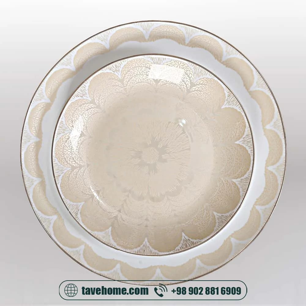 سرویس 26 پارچه گلدن اپال ساندرا بژ <span>Golden Opal (12100025)</span> — تصویر ۲