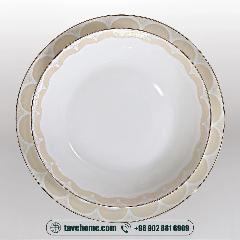 سرویس 26 پارچه گلدن اپال ساندرا بژ <span>Golden Opal (12100025)</span> — تصویر ۳