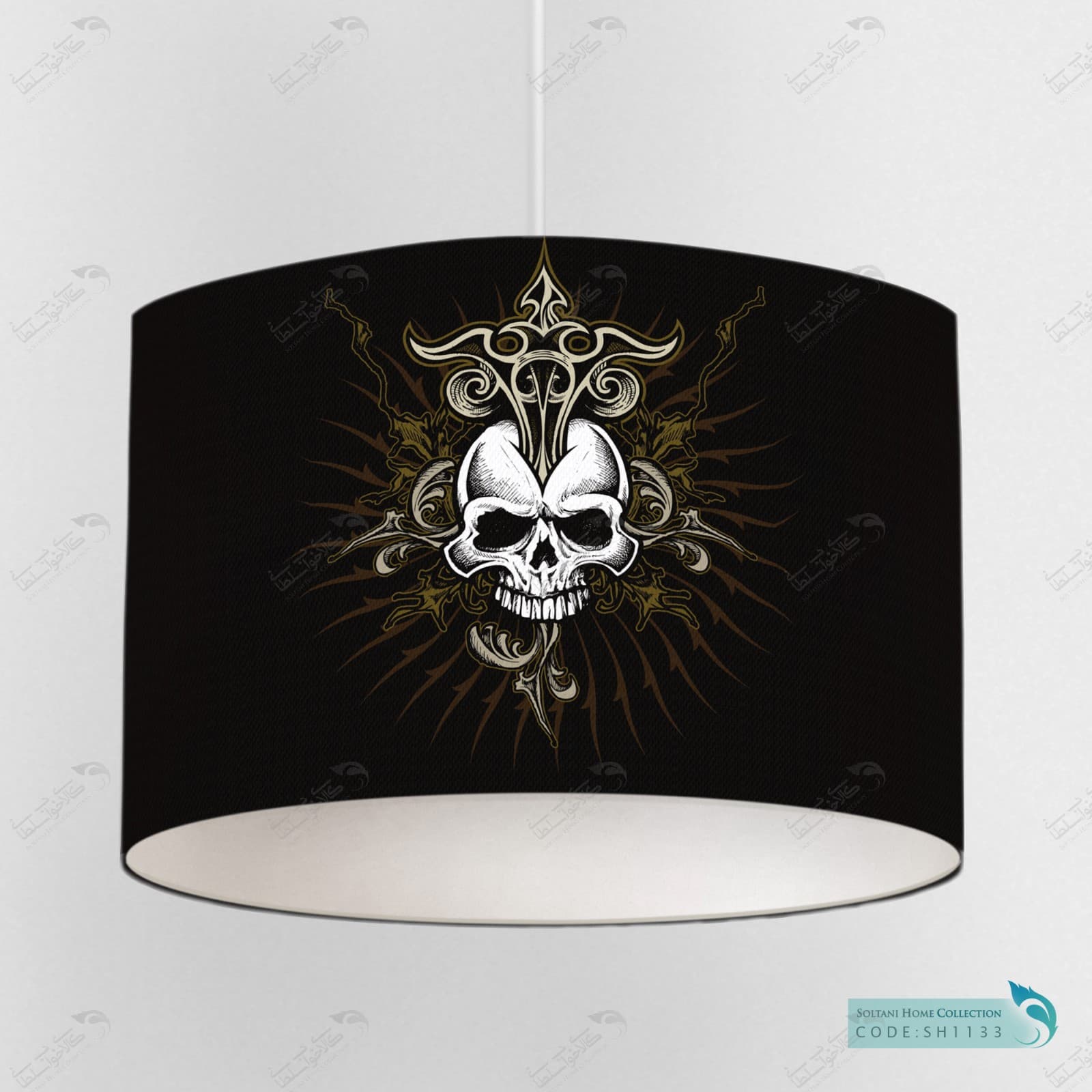 لوستر اتاق کودک پسرانه طرح اسکلت خفن کد SH1133