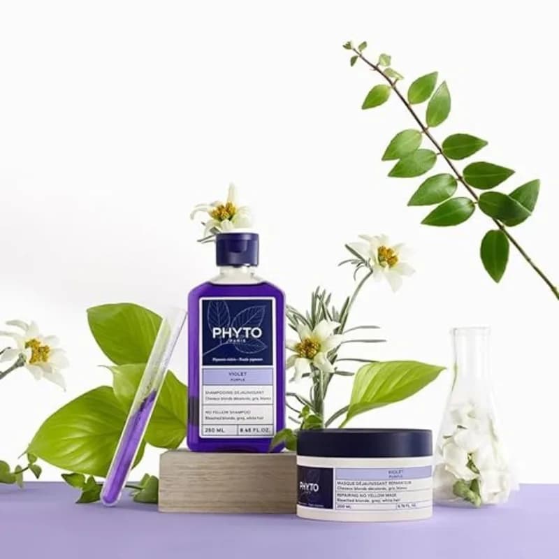 شامپو ضد زردی مو فیتو Phyto مدل Violet Purple حجم 250 میلی لیتر — تصویر ۳