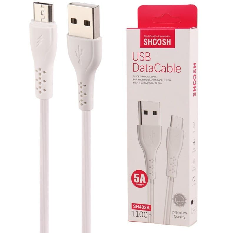 کابل شارژ اندروید مدل SH402A برند SHOOSH — تصویر ۳
