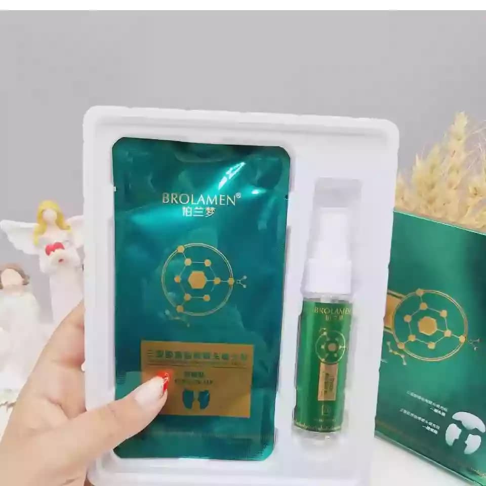 پک ماسک رفع چین و چروک کلاژن ساز همراه اسپری فیلر 30 میل