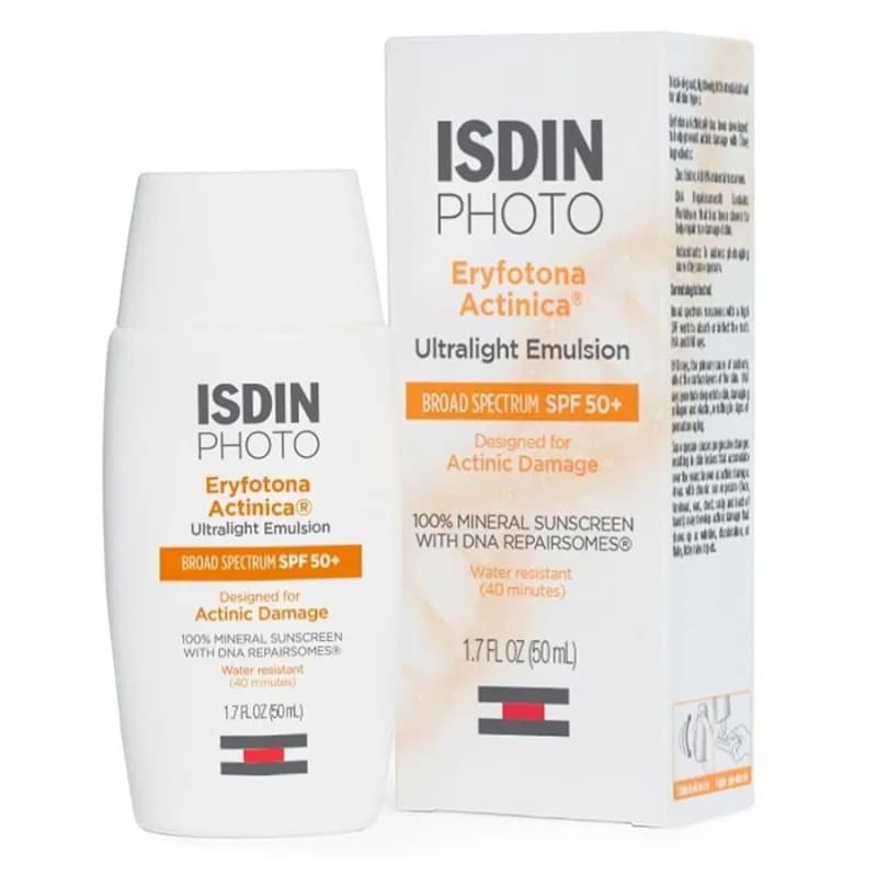 ضد آفتاب فلوئیدی ایزدین Isdin مدل اریفوتونا اکتینیکا SPF50 حجم 50 میلی لیتر