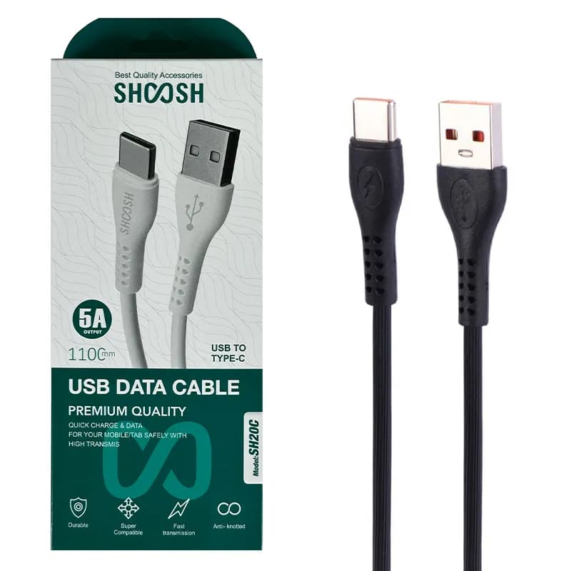 کابل تایپ سی شوش مدل SH20C