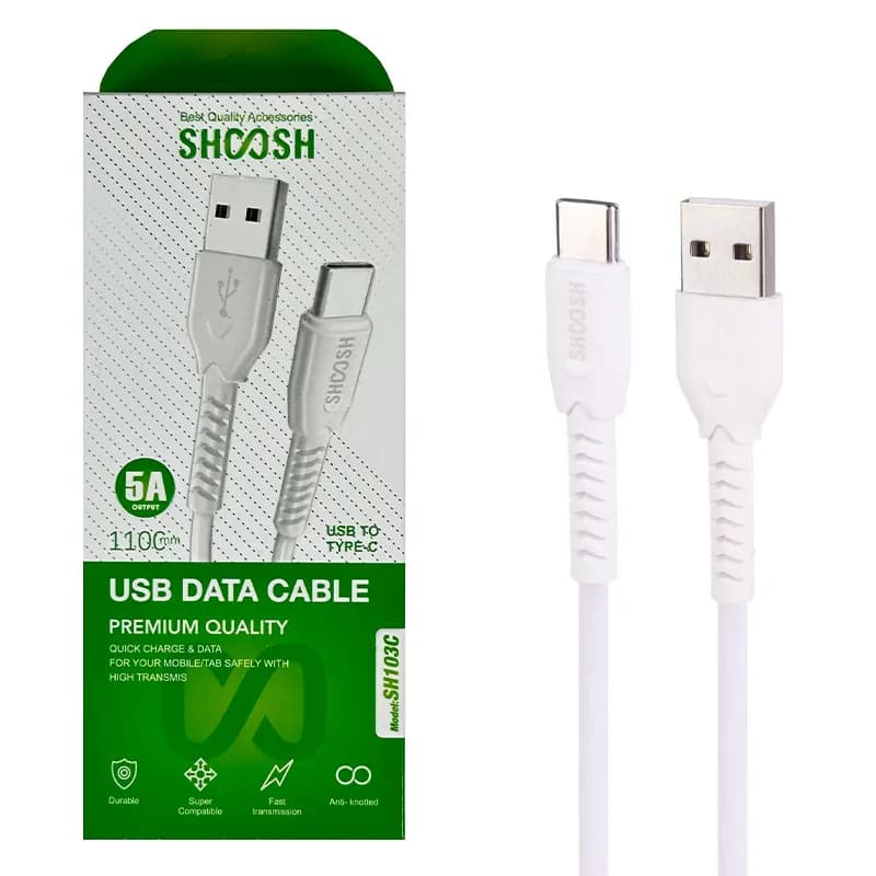 کابل تایپ سی شوش مدل SH 103c