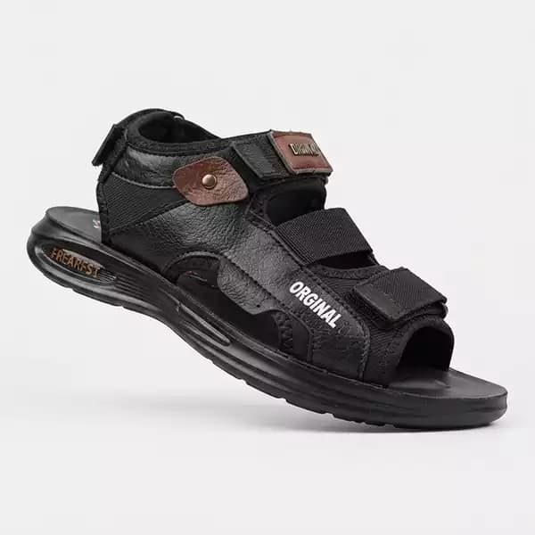 صندل مردانه اسپرت (مشکی) — تصویر ۲