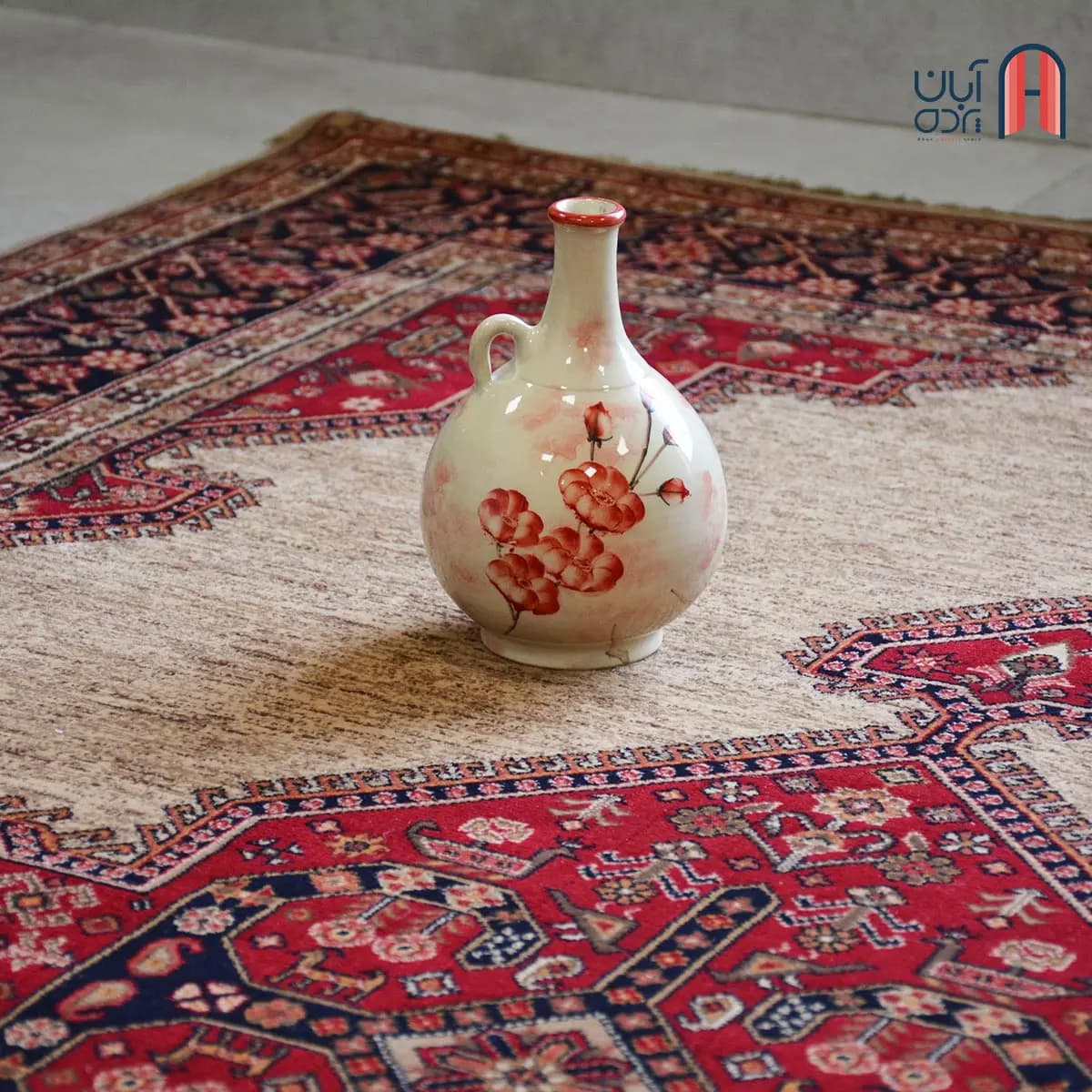 فرش کلکسیون خزان کد فرش 1-419، رنگ بژ چهارمتری — تصویر ۳