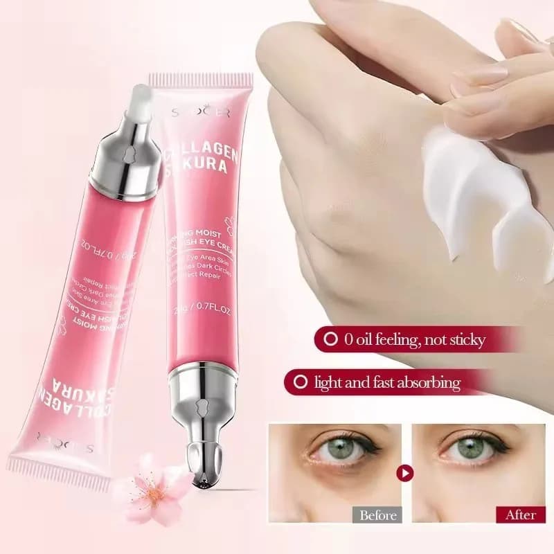 کرم دور چشم کلاژن و شکوفه گیلاس سادور Sadeor حجم 20 میلی لیتر — تصویر ۶