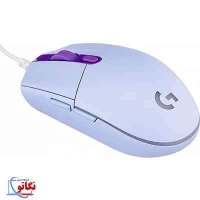 ماوس گیمینگ لاجیتک G102 بنفش — تصویر ۲